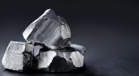Niobium on a black background